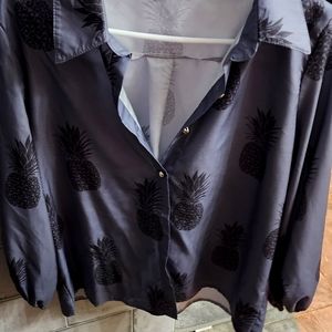 Pineapple blouse Closet Closeout All Tops 5.00 Firm